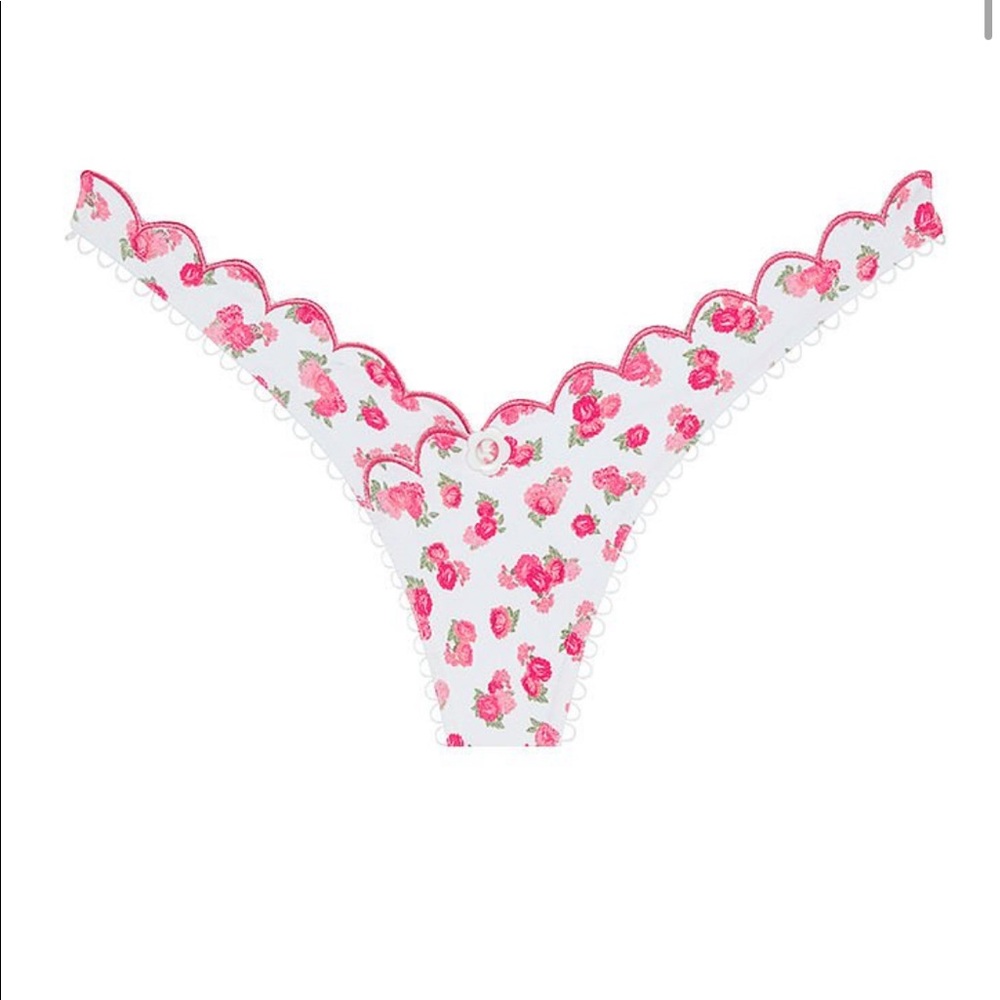 FOR LOVE & LEMONS Baby Blooms Thong Panty - Picture 9 of 9